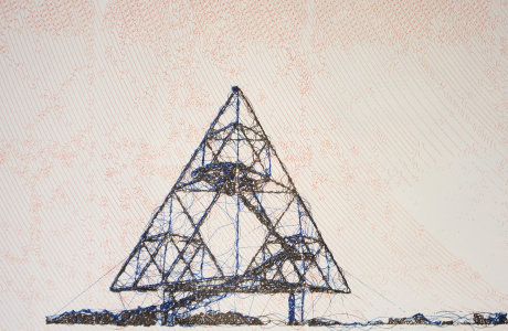 Tetrahedron - Ruhrgebiet art by Dominik Jais - contemporary artwork