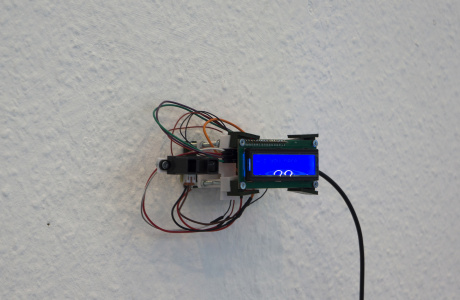 interactive installation using LCD + Arduino 