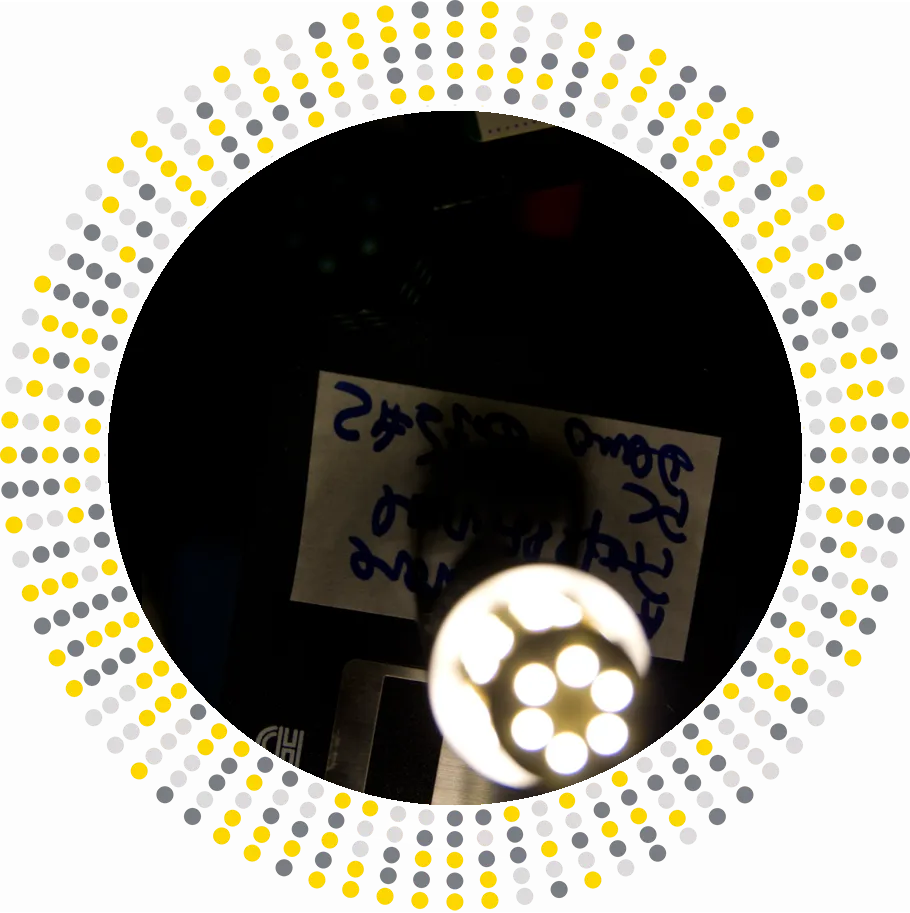 Less 01 - Deckenlampe - alte Disketten - Upcycling
