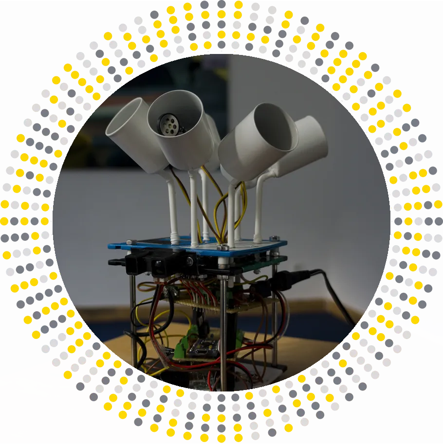 interactive Floppy disk sculpture by Dominik Jais