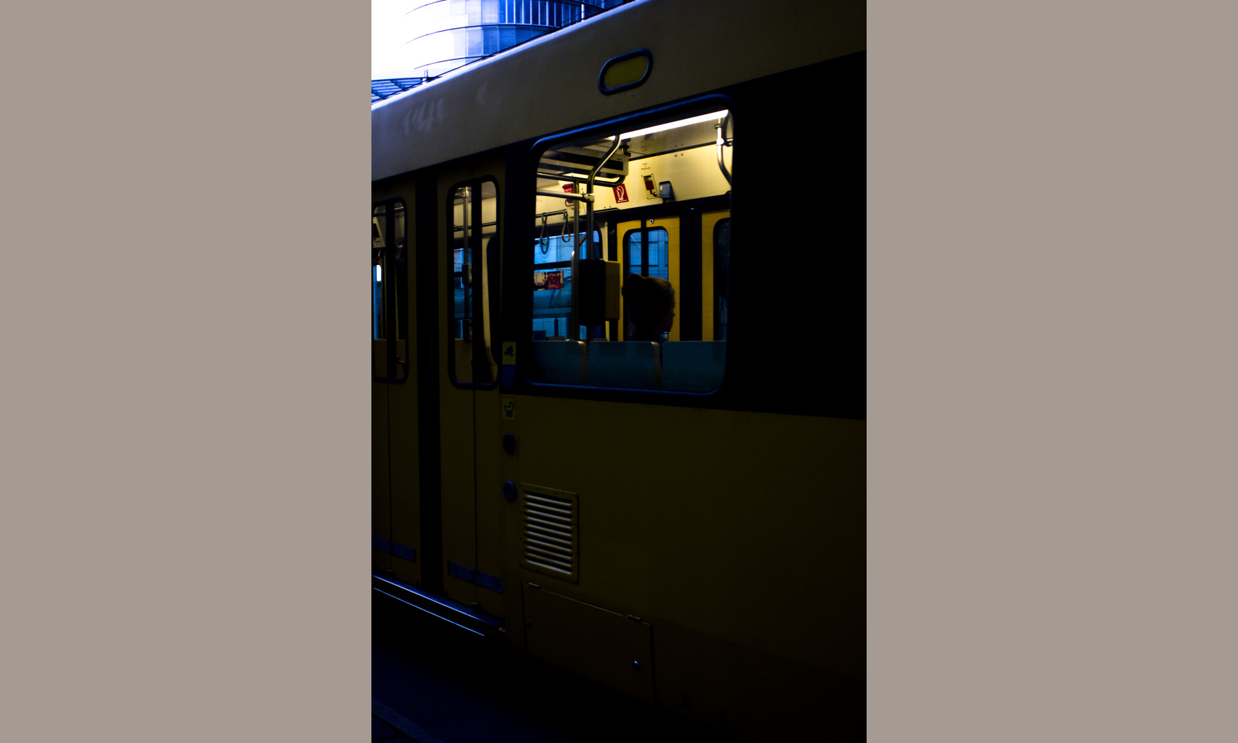 A tram passing by at the Aalto Theater in Essen