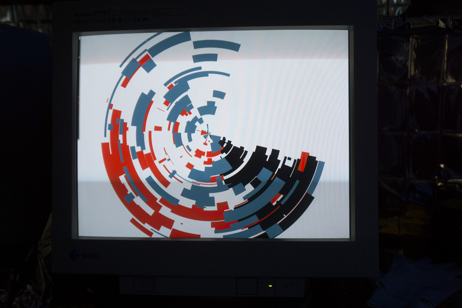 Shapes of mine - interactiv generative art installation by Dominik Jais