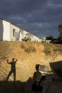 "Self portrait" during sundown in Tamera, Portugal "Self portrait" during sundown in Tamera, Portugal