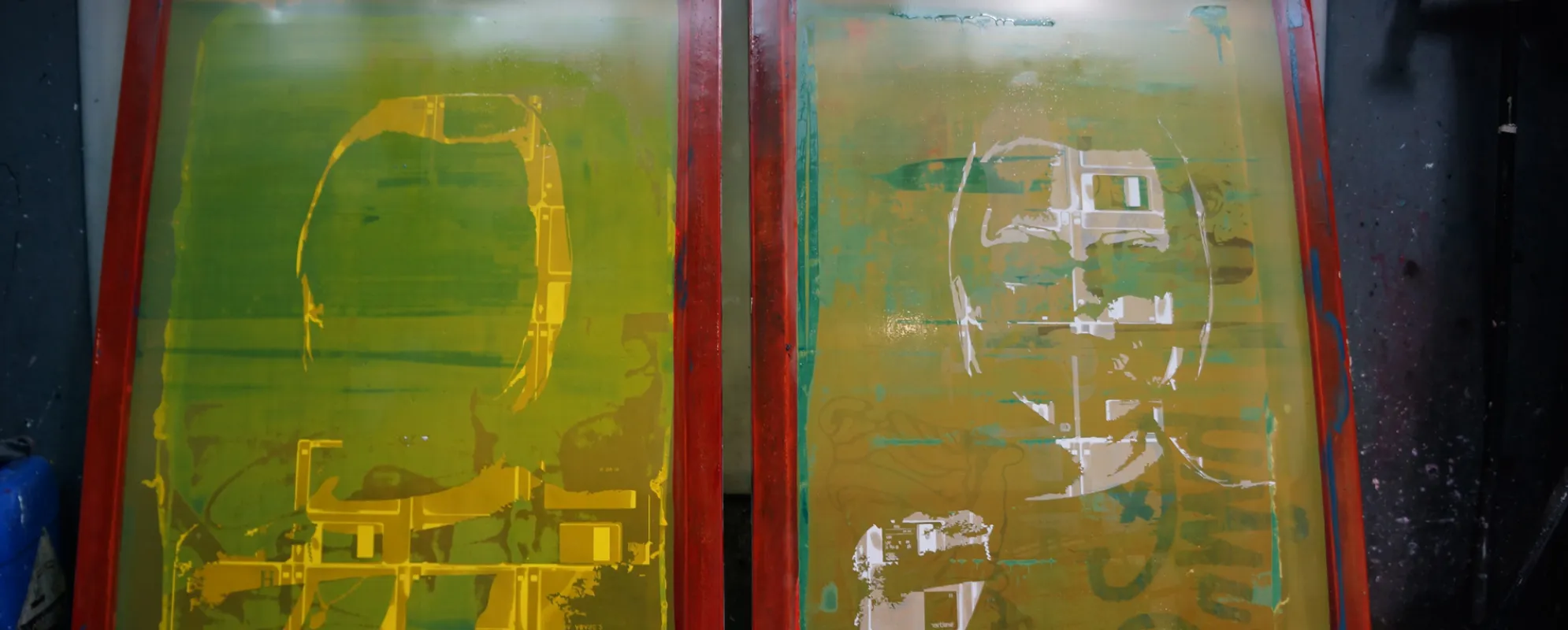 Silk screening of Lumia - the thieves
