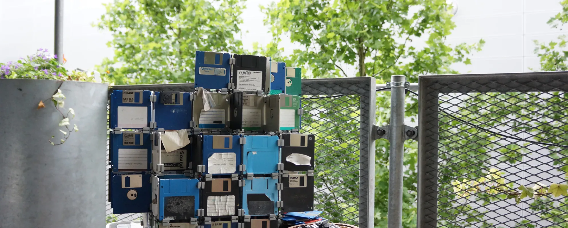 Floppy Disk sculpture