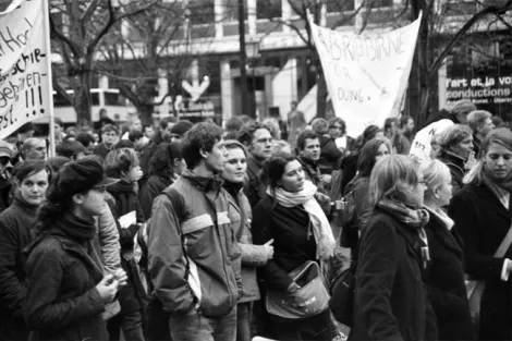 Studentenprotest in Berlin