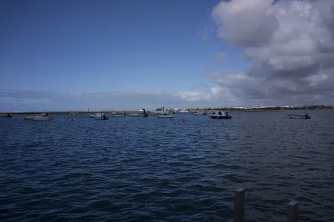 Fishing boats at Faro, Portugal